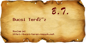 Bucsi Teréz névjegykártya